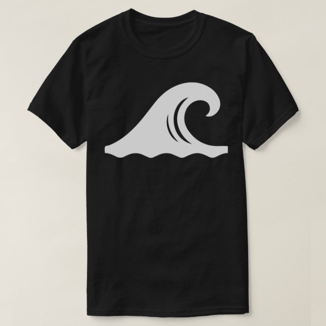 Coole Waves Symbol Surfer Surf Küste B T-Shirt (Design vorne)