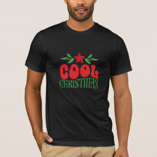 Coole Weihnachten - Feierabend Holly & Star Design T-Shirt