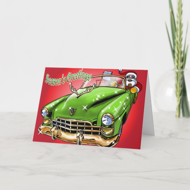 Coole Weihnachten! Feiertagskarte (Vorderseite)