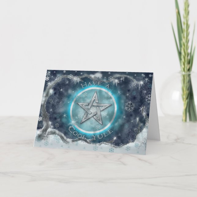 Coole Weihnachten-Karte Feiertagskarte (Vorderseite)