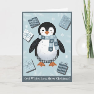 Coole Weihnachtskarte Feiertagskarte