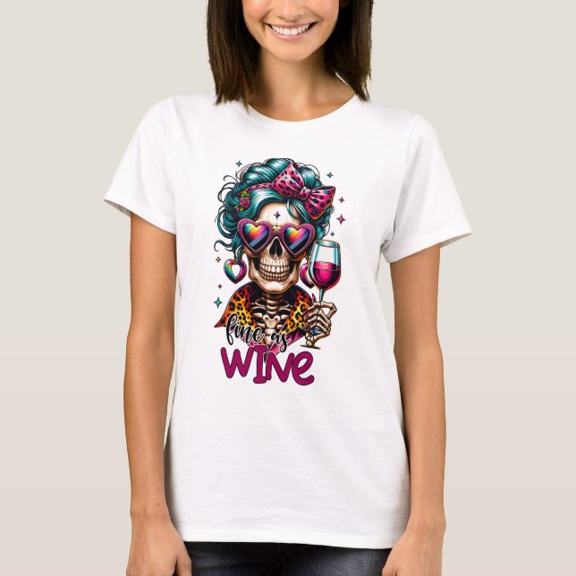 Coole Weinliebhaber der Weltkunst T-Shirt (Vorderseite)