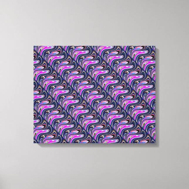 Coole Wellenart Leinwanddruck (Vorderseite)
