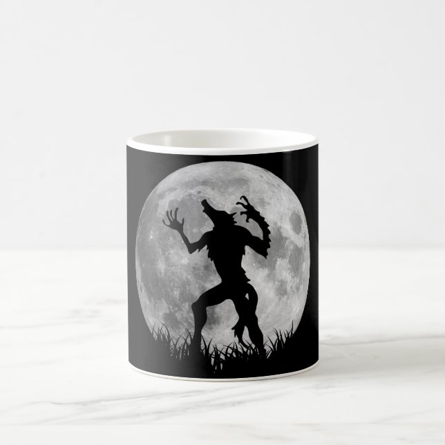 Coole Werewolf-Vollmond-Umwandlung Tasse (Mittel)
