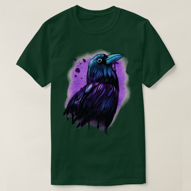 Coole Wikinggeschenke PrintwerbungDie Sonde Raven  T-Shirt (Design vorne)