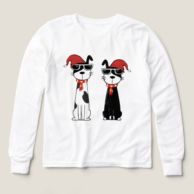 Coole Winterhunde (Design Vorderseite)