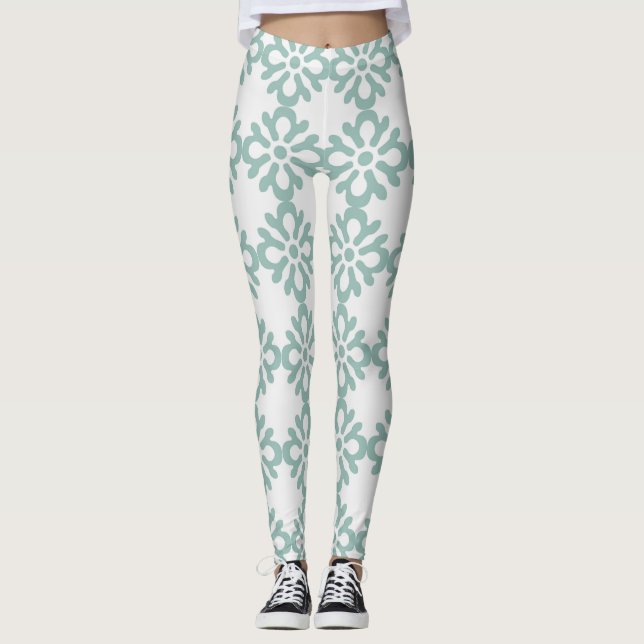 Coole Winterschneeflocken-Leggings Leggings (Vorderseite)