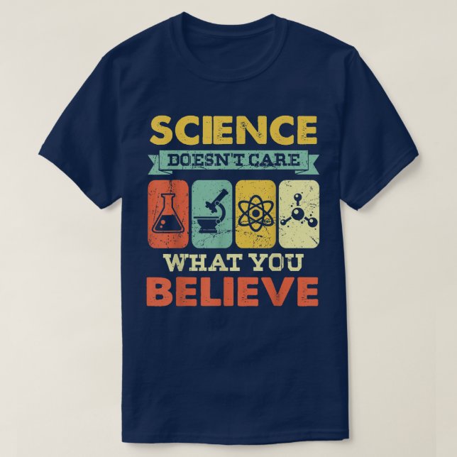 Coole Wissenschaftskunst für Männer Wissenschaftle T-Shirt (Design vorne)