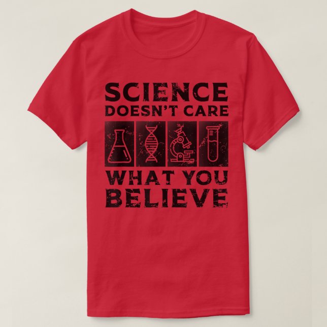Coole Wissenschaftskunst für Männer Wissenschaftle T-Shirt (Design vorne)