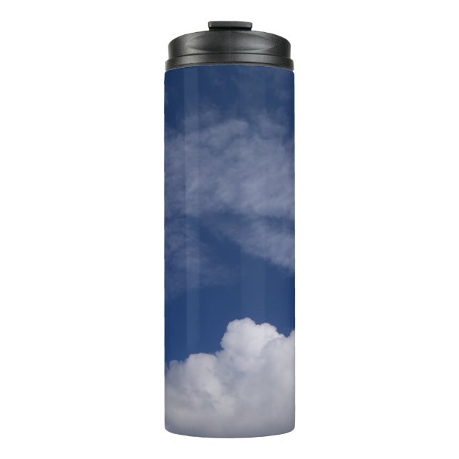 coole Wolken Thermosbecher (Vorderseite)