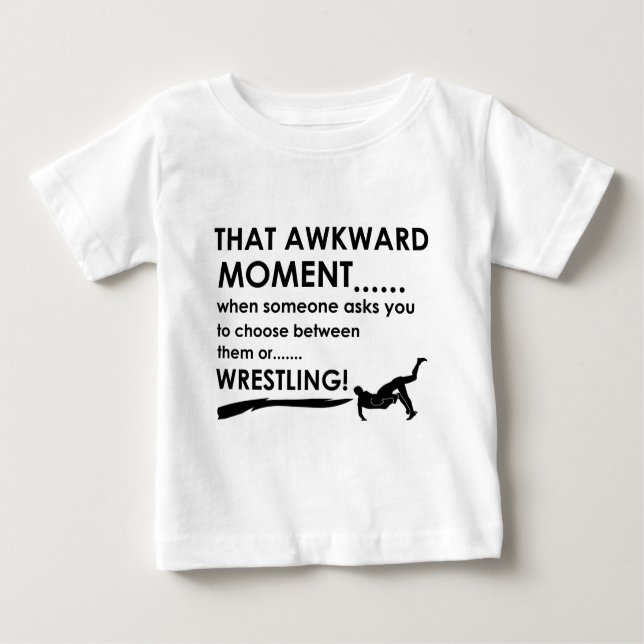 Coole Wrestlingentwürfe Baby T-shirt (Vorderseite)