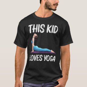 Coole Yoga Für Kinder Jungen Yogi Körperliche Übun T-Shirt