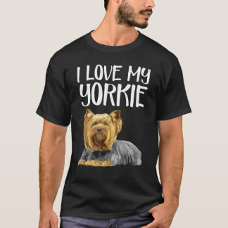 Coole Yorkshire Terrier für Men Women Yorkie Dog L T-Shirt