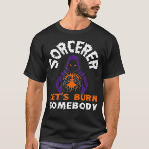 Coole Zauberer Lasse Jemand Zauberer-Spieler zu br T-Shirt