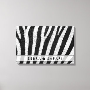Coole Zebra-Mustertextur Leinwanddruck