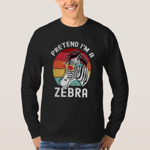 Coole Zebra Sonnenbrille Vintager Hipster Zebra Ti T-Shirt
