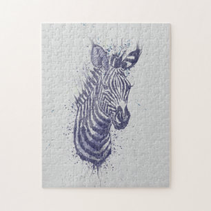Coole Zebra-Spritzer Puzzle