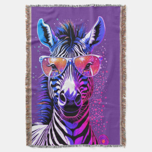 Coole Zebrastimmung Decke