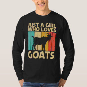 Coole Ziege für Mädchen Frauen Ziegen Bauer Landwi T-Shirt