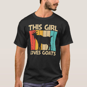 Coole Ziege für Mädchen Frauen Ziegen Bauer Landwi T-Shirt