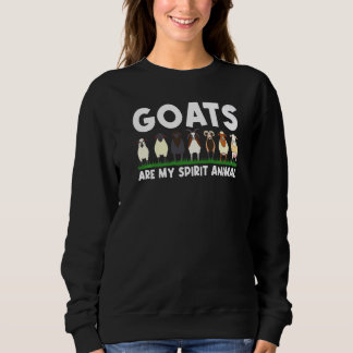 Coole Ziege Für Männer Frauen Hausziege Bauernhof Sweatshirt
