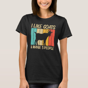 Coole Ziege für Männer Frauen Ziegen Bauer Landwir T-Shirt