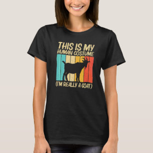 Coole Ziege Für Männer Frauen Ziegenbauer Landwirt T-Shirt