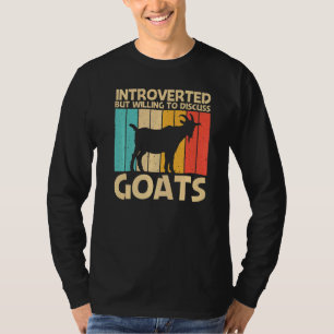 Coole Ziege für Männer Ziegen Bauer Landwirtschaft T-Shirt