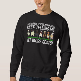Coole Ziege für männliche weibliche Ziegenhaltung Sweatshirt