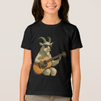 Coole Ziege mit Sonnenbrille T-Shirt – Lustig Chil
