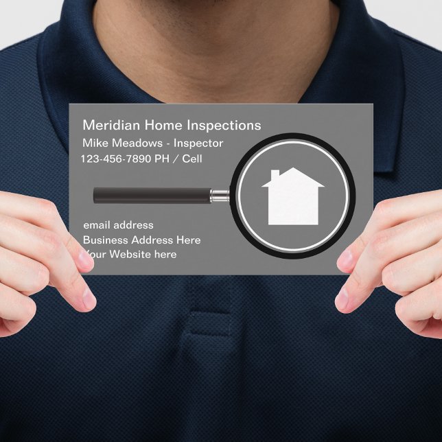 Coole Zuhause Inspector Business Cards Visitenkarte (Von Creator hochgeladen)