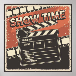 coole Zuhause-Theaterkunst Poster