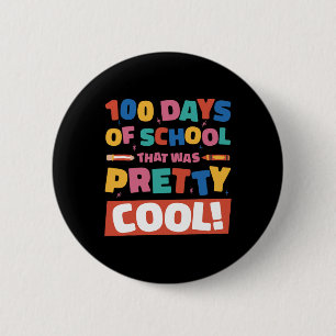 Coolen 100 Tage Schule 100. Tag Schüler Jungen Gi Button