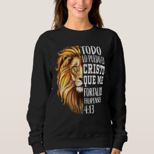 Coolen Christliche Männer Spanischer Bibeldraht Ju Sweatshirt