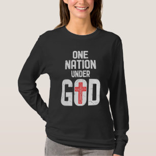 Coolen einer Nation unter Gottesreligion Rotes Kre T-Shirt