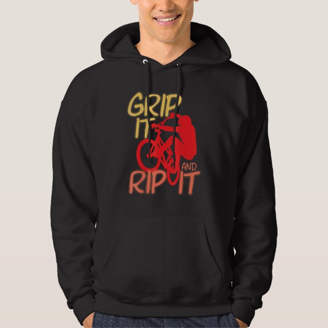 Coolen Griff it BMX und Rip it BMX Reiten BMX BM Hoodie (Vorderseite)