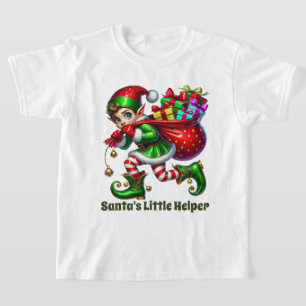 Coolen Jungen Der kleine Helfer des Weihnachtsmann T-Shirt