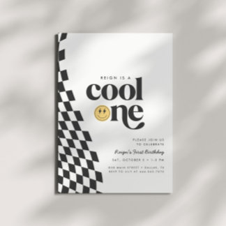 Coolen Jungen erleben den ersten Geburtstag eines Einladung