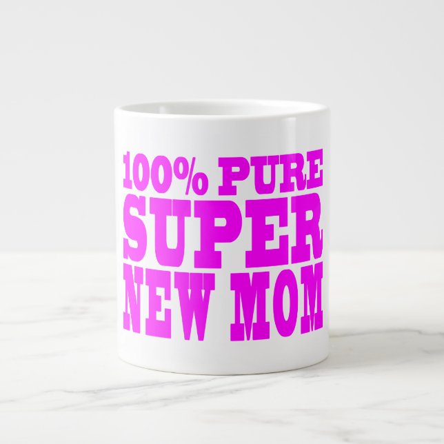 Coolen rosa Geschenke 4 Junge Mütter: Super-Junge  Jumbo-Tasse (Vorderseite)