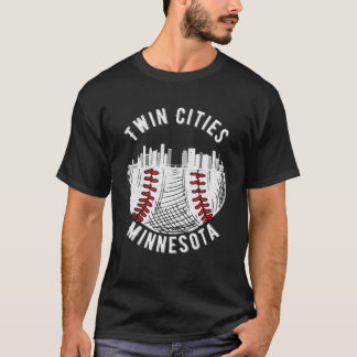 Coolen Twin Cities Minnesota MN Baseball Skyline S T-Shirt