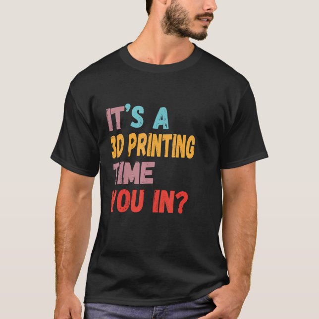 Cooler 3D-Drucker für Damen T-Shirt (Vorderseite)