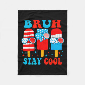 Cooler 4. Juli Popsicle Boys Men Usa Flag Amer ble Fleecedecke