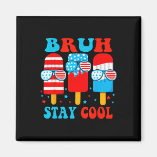 Cooler 4. Juli Popsicle Boys Men Usa Flag Amer ble Magnet