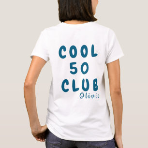 Cooler 50er Club Maßgeschneiderter Name Geburtstag T-Shirt
