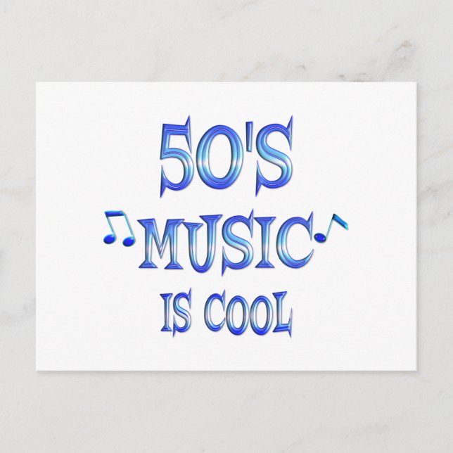 Cooler 50er postkarte (Vorderseite)