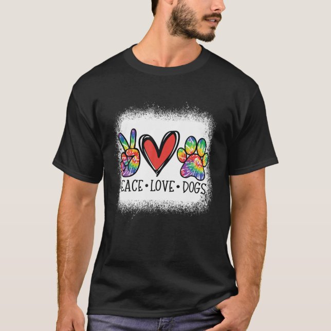 Cooler 60er 70er Hippie Gefärbte Krawatte Liebe Fr T-Shirt (Vorderseite)