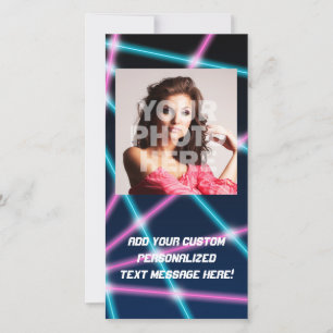 Cooler 80er Laser Light Show Background Retro Neon