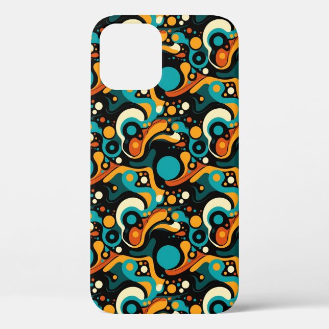 Cooler Abstrakter Funk Muster Case-Mate iPhone Hülle (Rückseite)