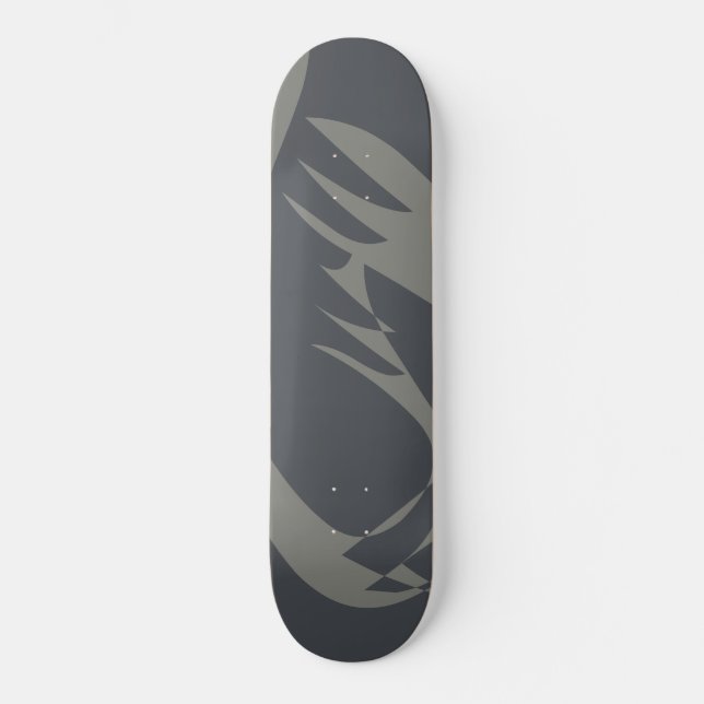 Cooler Abstrakter Kies-Grab Skateboard (Vorderseite)