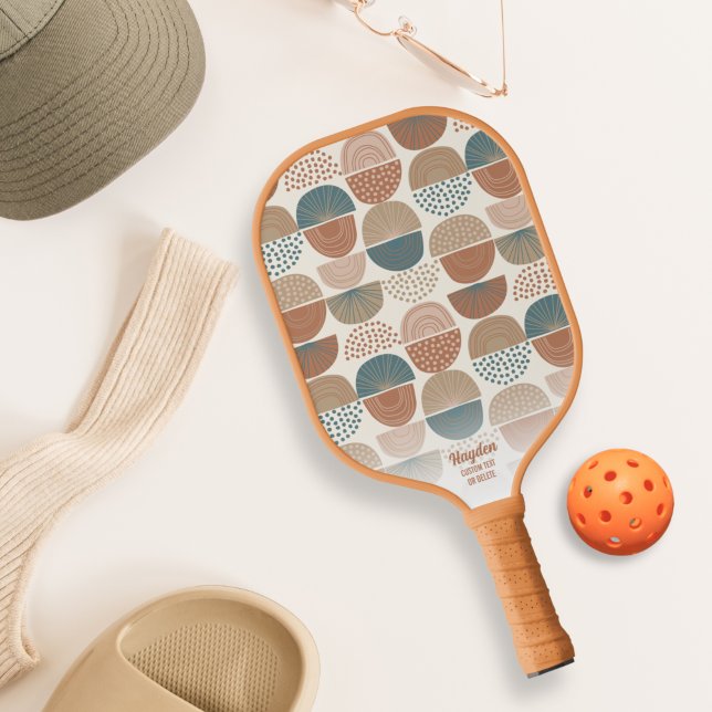 Cooler Abstrakter Retro-Regler für benutzerdefinie Pickleball Schläger (Von Creator hochgeladen)